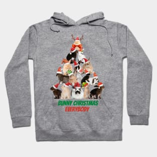 Funny Bunnies Tree Hoodie